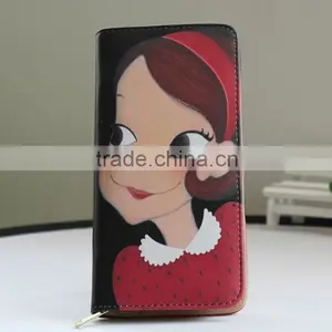 Graffiti Women Leather Wallet Women Wallets Brand Design Fashion Designer Purses for Women thumbnail-1