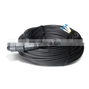 2 Cores BBU RRU PDLC ODLC Outdoor Fiber Optic Patch Cord for CPRI ODVA PDLC Outdoor Cable Assembly thumbnail-1