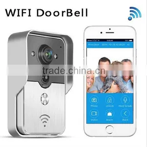 Newest Intercom System HD720P Android IOS App Remote Control WiFi Video Door Phone With PIR Detection Night Vision POE thumbnail-1