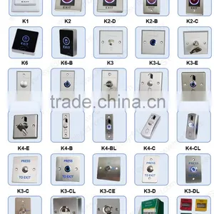 Door Access Control System Smart Home Security Door Release Exit Button Switch NO Touch Button thumbnail-2