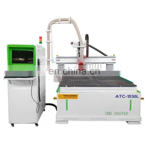1325 ATC CNC Wood Router MDF Cutting Wooden Furniture Multi Heads Straight Line ATC CNC Router 3D CNC Wood Carving Machine thumbnail-1