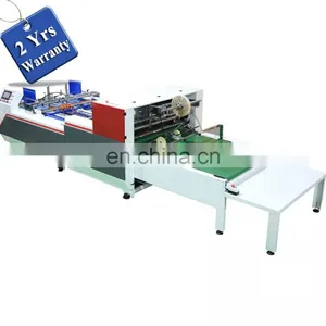 UTM1100B Servo Motor Driven Fast Speed Double Lane Line Automatic Carton Box Window Patching Machine thumbnail-1