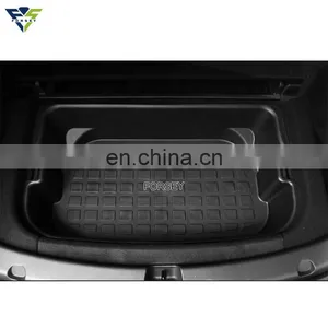 Car Rear Trunk Storage Box Double Storage Box Modification Accessories Suitable for Tesla Model Y thumbnail-5