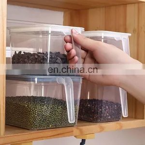 Fruit Vegetable Storage Fridge Storage Box Stackable Fridge Organizer Set With Handle And Lid thumbnail-3