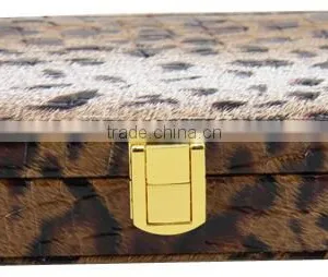 High Quality Leopard Leather Jewelry Case Travel,leather Jewelry Necklace Travel Case,custom Jewelry Travel Display Cases thumbnail-2