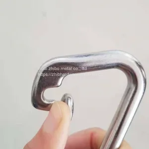 Multifunctional Stainless Simple Snap Quick Link Lock Ring Lanyard Hook Carabiner 6-22mm thumbnail-4