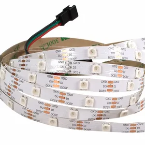 DC5V 9W/M PCB 8MM SMD5050 RGB Flexible LED Strip Decor Ambient Light SK6812 LED Strip thumbnail-5