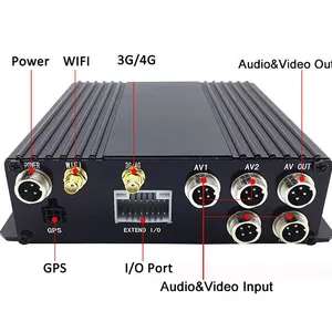 1080P 512GB 8-CH SD Video Mobile CCTV DVR , SD Card Security DVR Recorder for Vehicles thumbnail-1