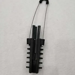 FTTH Figure 8 Fiber Optical Cable Low Voltage ABC ADSS Self Adjusted Aerial Anchor Tension Clamp thumbnail-4