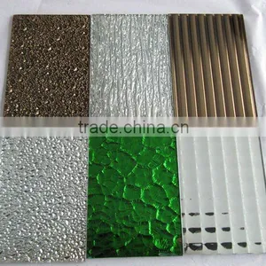 High Quality 3mm-12mm Decorative Pattern Mirror thumbnail-1