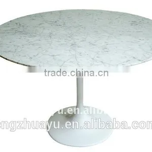 Tulip Dining Table Black Marble Top thumbnail-1