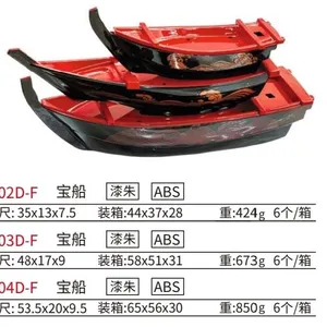 Quality Food Grade Japanese Style Reusable ABS Sushi Boat for Sushi Display thumbnail-4
