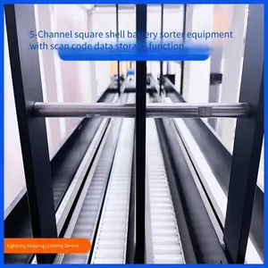 Square Shell Battery Sorting Machine, Sorting Equipment for Square Aluminum Shell Lithium Batteries, Five - Gear Automatic Sorting Machine for Large Single Cells thumbnail-4