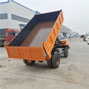 Mine Slag-hauling Wheeled Transport Vehicle, Four-wheel Drive All-terrain Loader, Engineering Transport Vehicle thumbnail-3