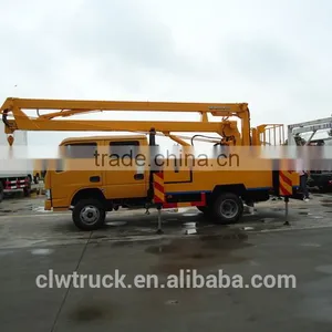 2014 Good Price Dongfeng Crew Cab 14M Hydraulic Lift Platform Truck thumbnail-1