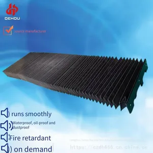 Flexible Organ-type Protective Cover for Machine Tool Guide Rails, Laser Flame-retardant and Fireproof Dust-proof Folding Cloth thumbnail-2