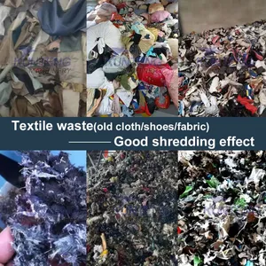 Small Plastic Waste Bottle Tyre Shredder Fabric Shredding Machine Coconut Shell Crushing Equipment EPC thumbnail-4