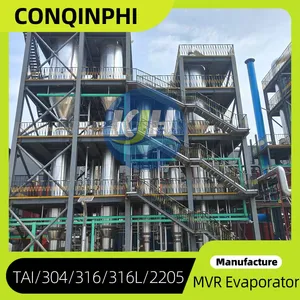 Industrial Four-Effect Evaporation Crystallization System With PLC Control thumbnail-5