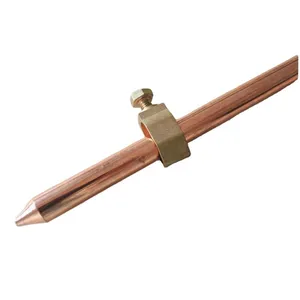 Copper Clad Ground Rod 10 Mil Coating for Long Term Electrical Grounding thumbnail-1