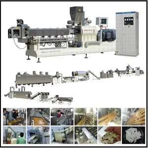 Jinan DG Salanty Pipe 3d 2d Snacks Pellets Food Extruding Machines Production Line Manufacturing Plant thumbnail-1