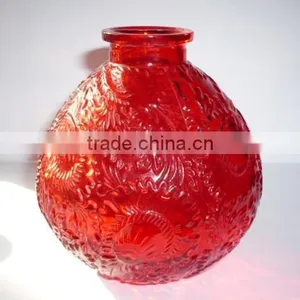 Red Diffuser Bottle/ Aromatherapy Oil Glass Bottle thumbnail-1
