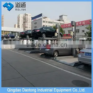 Direct China Factory Easy Lifting Two Post Parking Lift thumbnail-3