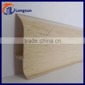 Wood Grain Surface Skirting Board PVC Kitchen Corners For Skirting thumbnail-1