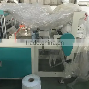 High Speed Bottom Side Sealing Polythene Courier Bag Making Machine thumbnail-3