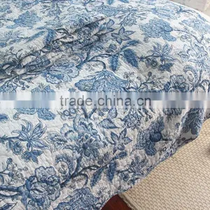 Victoria Flora Quilt ,100% Cotton thumbnail-1