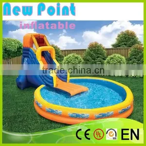 New Point Inflatable Manufacturer Design, Inflatable Pool With Slide thumbnail-4