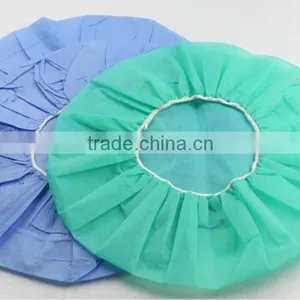 Surgical Disposable Nonwoven Nurse Cap/ Bouffant Head Cover CE ISO FDA thumbnail-1