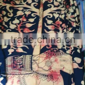Elephant Tapestry Bed Sheets Jaipur Print Sheeting Bed Sheets thumbnail-6
