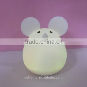 EN71 Approval The Silicone Mouse Portable LED Night Light With Music Player thumbnail-5
