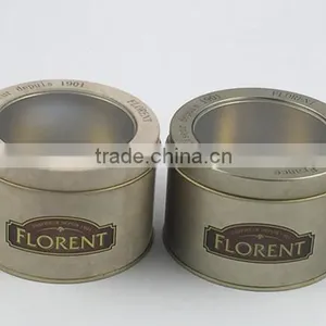 Round Copper Tin Canister for Tea Pack thumbnail-5