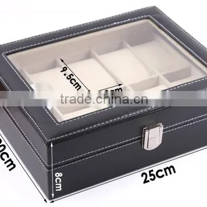 C35-1 ANPHY 10 Pcs Square Watch Box High Grade Display Watches Quality Choice thumbnail-2