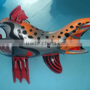 PVC Promotion Inflatable Shark Ride-on Float for Kids thumbnail-1