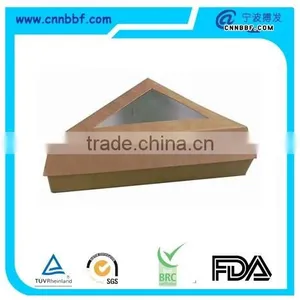 Disposable Take Away Food Box Paper Pie Box With Window thumbnail-1