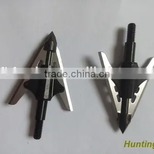Hunting Broadhead 100Grain Expandable Broadhead Arrowhead For Archery Compound Bow Arrow thumbnail-1