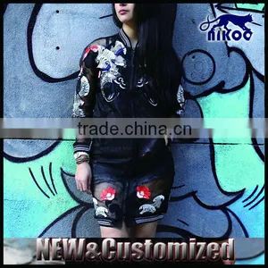 Customized Bomber Jacket Women, Thin Gauze Baseball Jacket, Sun Protection Jacket thumbnail-2