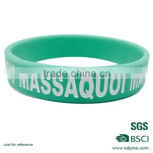 Gym Wrist Straps Custom Fashion Adjustable Silicone Wristband thumbnail-1
