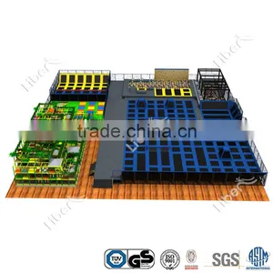 Gymnastic Trampoline Bed Small Customized Trampoline Bed With Net Quality Choice thumbnail-1