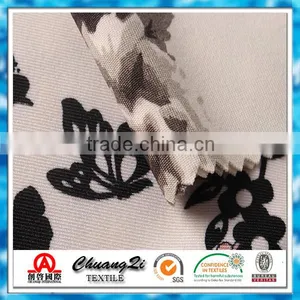 Fashion Designs Digital Printed DTY Polyester Spandex Fabric for Woman Clothing thumbnail-3