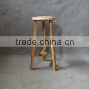 Reclaimed Solid Wood Furniture Bar Stool thumbnail-1