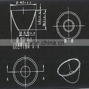New Hight Led COB Plastic Reflector for Spotlight Led thumbnail-2