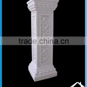 Unique Hand Carved Natural Stone Pedestal thumbnail-1