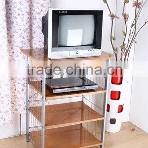 Living Room 4-tiers Metal tv Stand thumbnail-1