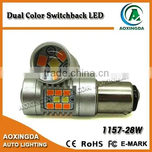 Super Bright Amber Switchback LED Bulb 1157 Bay15d thumbnail-1