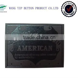 2015 Spring Fashion Used Genuine Leather Label Patch thumbnail-1