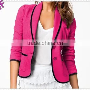 Custom Made High Fashion Women Blazer With Binding thumbnail-5