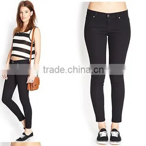 2014 New Arrival Fashion Design Wholesale Skinny 3 Colors Pencil Jeans for Woman Quality Choice thumbnail-6